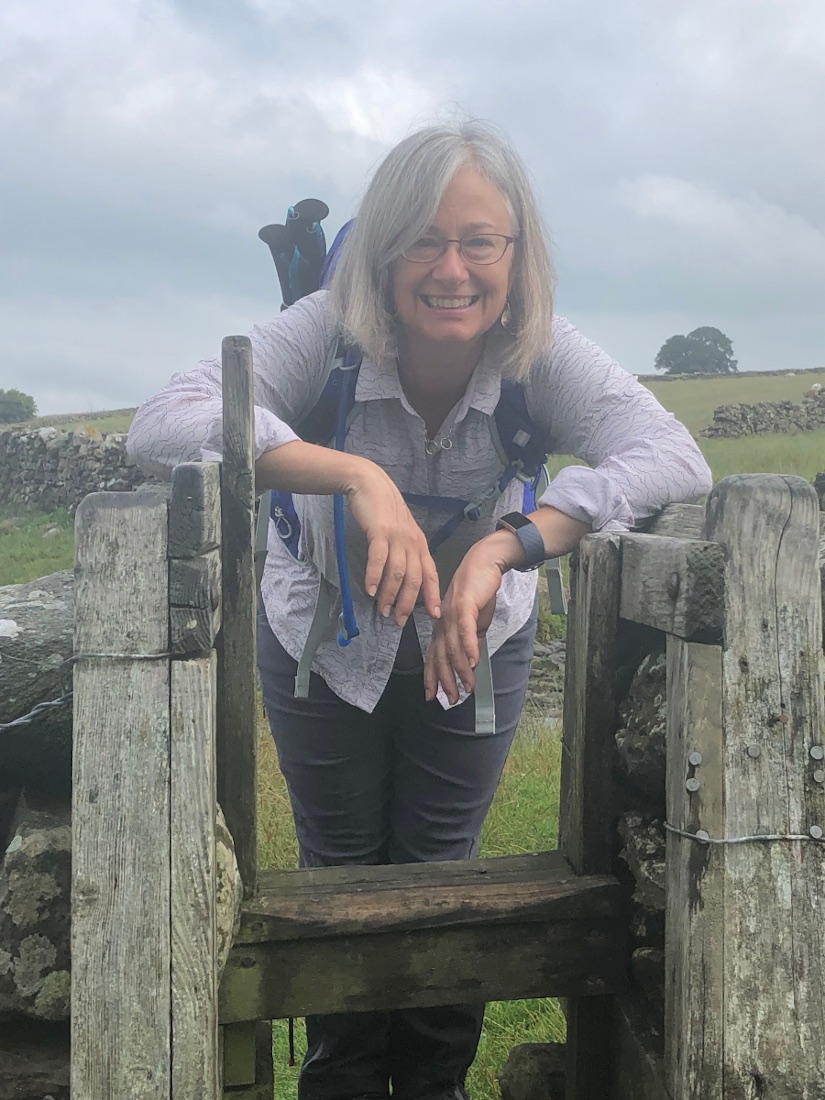 Jennifer Nahas on pilgrimage in England Jennifer Nahas on pilgrimage in England