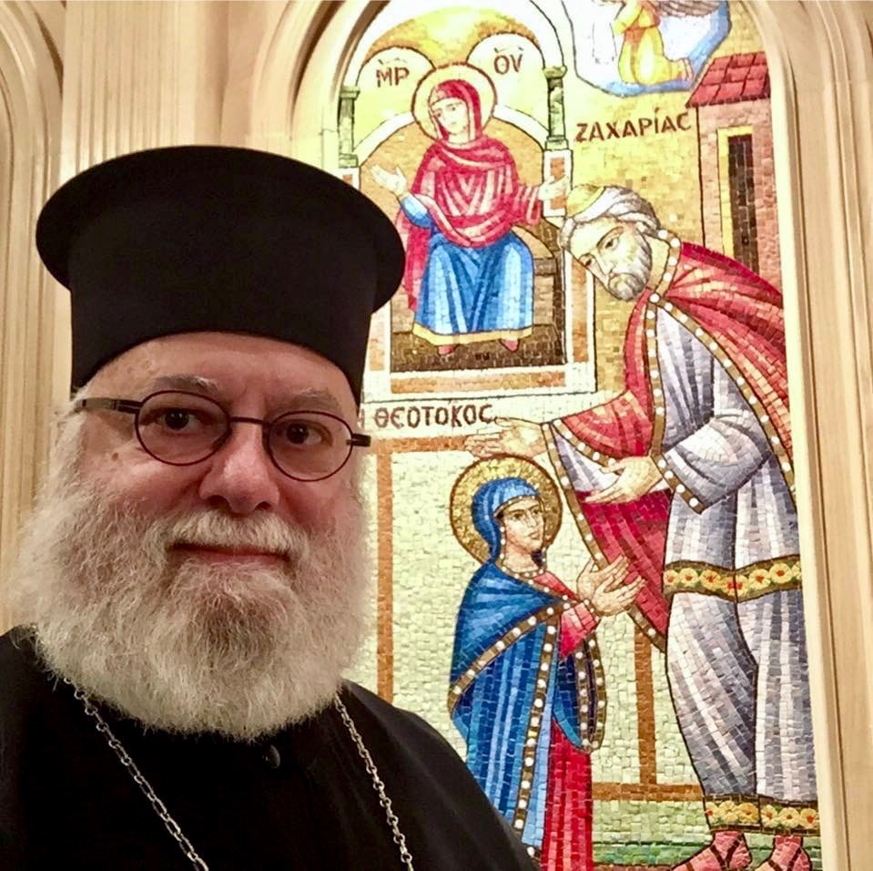 Metropolitan Savas of Pittsburgh with Icon of the Presentation of the Theotokos Metropolitan Savas of Pittsburgh with Icon of the Presentation of the Theotokos