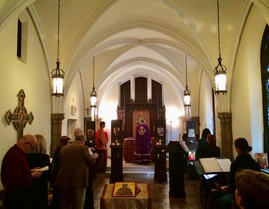 Lampman Chapel, Union Theological Seminary, NY NY, with Orthodox Christian iconostasis installed Lampman Chapel, Union Theological Seminary, NY NY, with Orthodox Christian iconostasis installed