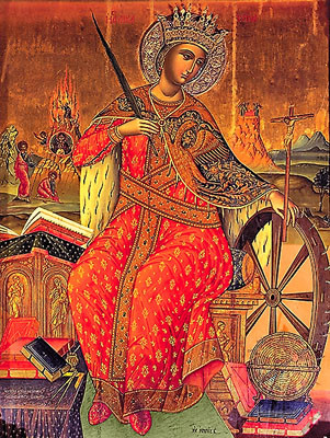 St Catherine icon St Catherine icon