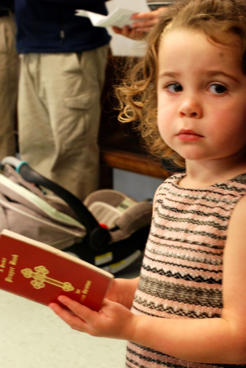 Girl with Liturgy Book Girl with Liturgy Book