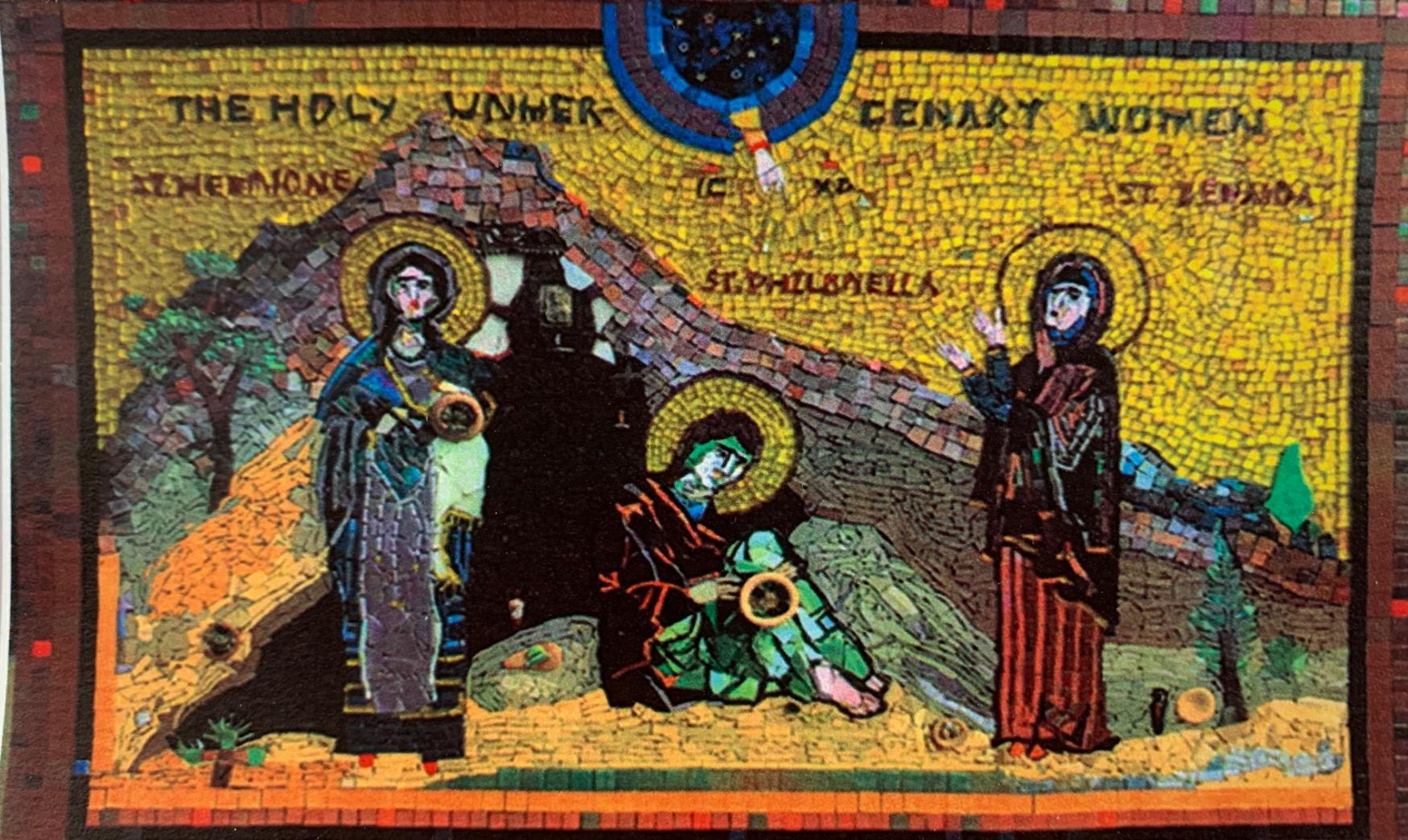 Holy Unmercenary Saints Hermione Philomella, and Xenaida Holy Unmercenary Saints Hermione Philomella, and Xenaida