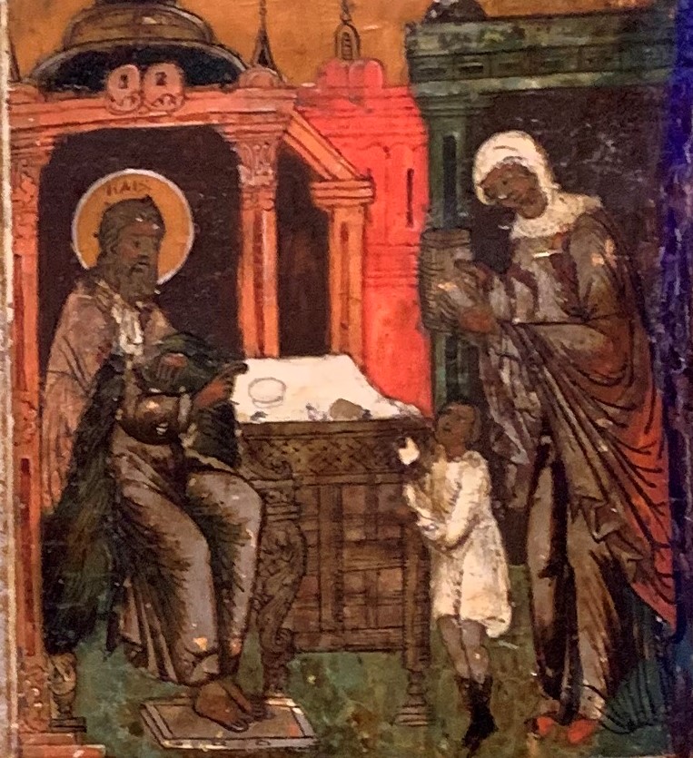 Shunamite with Son and Prophet Elisha Shunamite with Son and Prophet Elisha