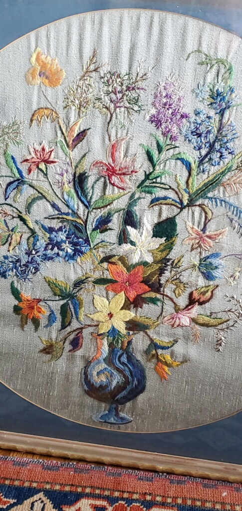 Alexandra Vladimirovna Glebova Tolstay embroidery
