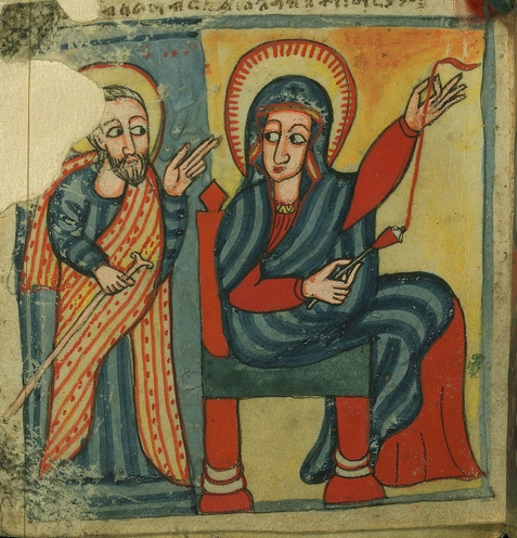 Coptic Annunciation icon Coptic Annunciation icon