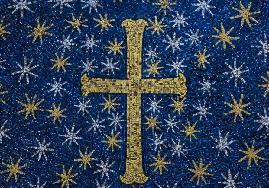 Ravenna cross and stars Ravenna cross and stars