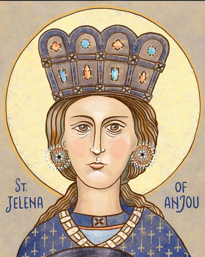 St. Jelena Anjou icon St. Jelena Anjou icon