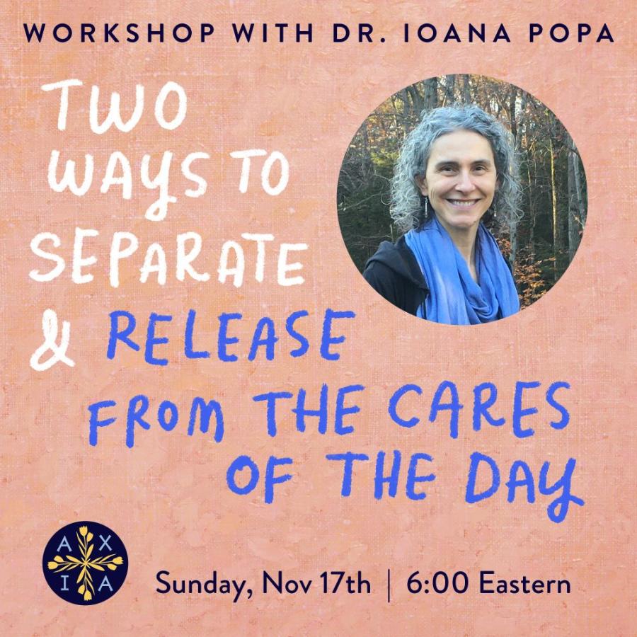 Ioana Popa Separate and Release workshop graphic Ioana Popa Separate and Release workshop graphic
