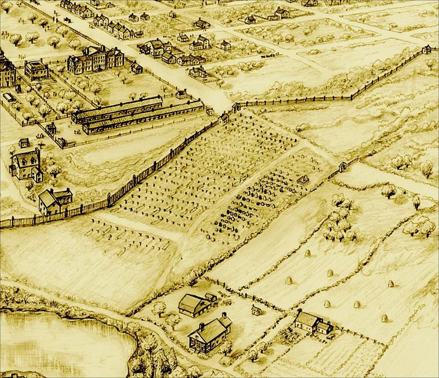 African Burial Ground, Manhattan, map of 1760 African Burial Ground, Manhattan, map of 1760