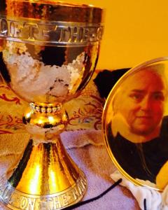 Iliana polishing church vessels