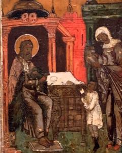 Shunamite with Son and Prophet Elisha