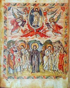 Rabbula Gospels Ascension