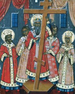 Exaltation of the Cross 19thC Russian