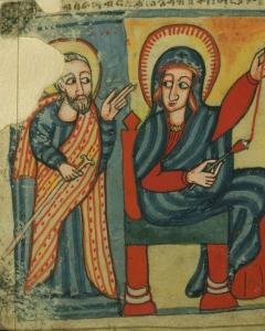 Coptic Annunciation icon