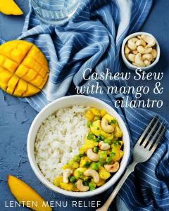 Lenten Recipe Cashew Stew