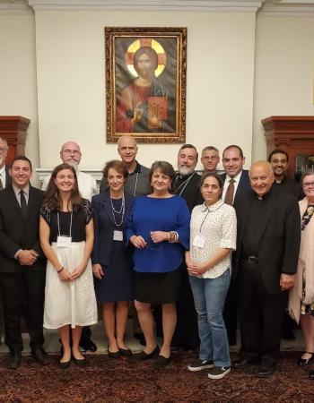 Twenty members of the GOA Homelessness Working Group gathered for a photo opportunity