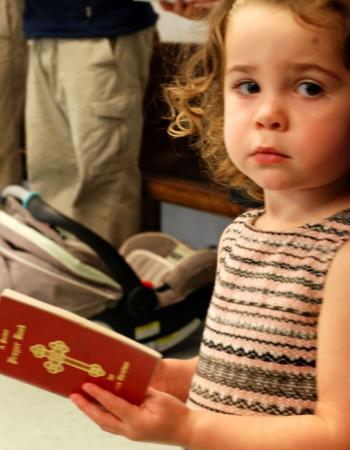 Girl with Liturgy Book