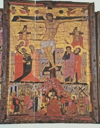 HW holy week and easter triptych