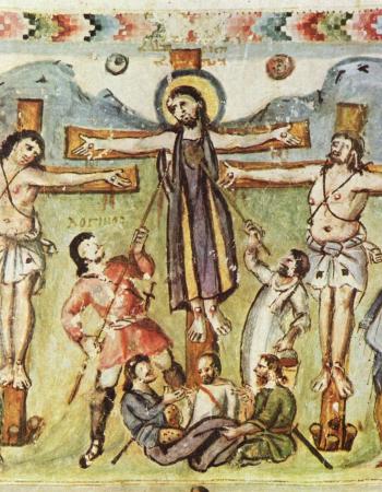 Syriac Crucifixion illumination