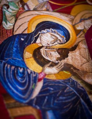 Holy Friday shroud detail