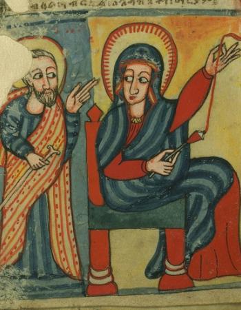 Coptic Annunciation icon