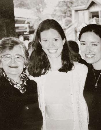 Anne Hopko with Julia Wickes and Ann Mitsakos Bezzerides c 2000 