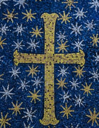 Ravenna cross and stars
