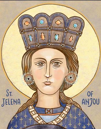 St. Jelena Anjou icon