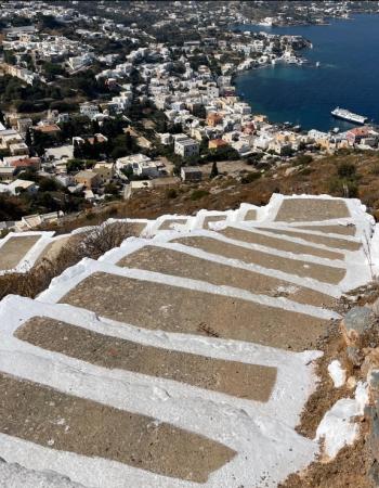 Leros Staircase to St. Gavrilia