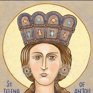 St. Jelena Anjou icon
